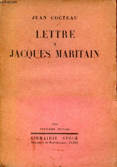 Lettre  Jacques Maritain - 13e dition.3
