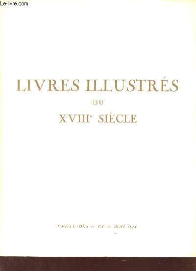 Catalogue de ventes aux enchres - Livres illustrs du XVIIIe sicle.