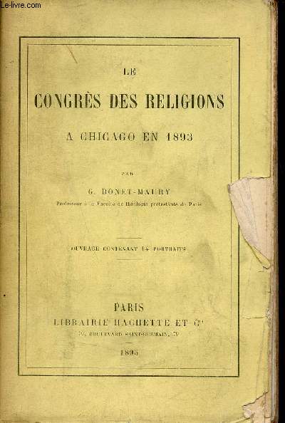 Les Congrs des religions  Chicago en 1893.
