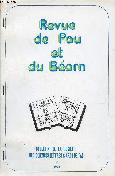 Tir  part : Revue de Pau et du Barn 1973 - Le portail roman de Sainte-Marie d'Oloron.