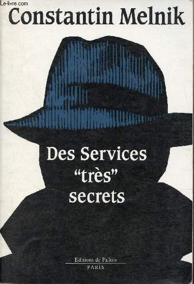 Des Services trs secrets - Roman.
