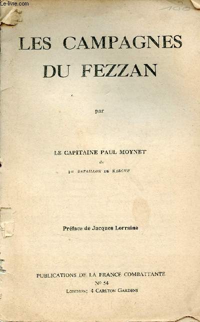 Les Campagnes du Fezzan.