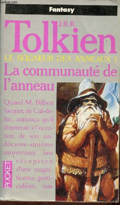 Le seigneur des anneaux - Tome 1 : La communaut de l'anneau - Collection pocket science-fiction n5452.