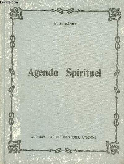 Agenda spirituel penses pieuses et pratiques de pit pour chaque jour de l'anne.