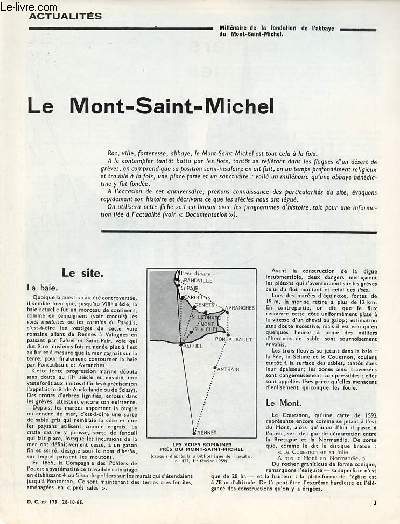 Le Mont-Saint-Michel - Actualits documents pour la classe n179 28-10-65.