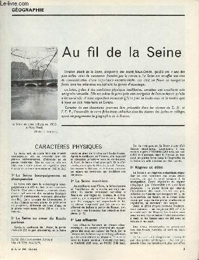 Au fil de la Seine - Gographie documents pour la classe n191 12-5-66.