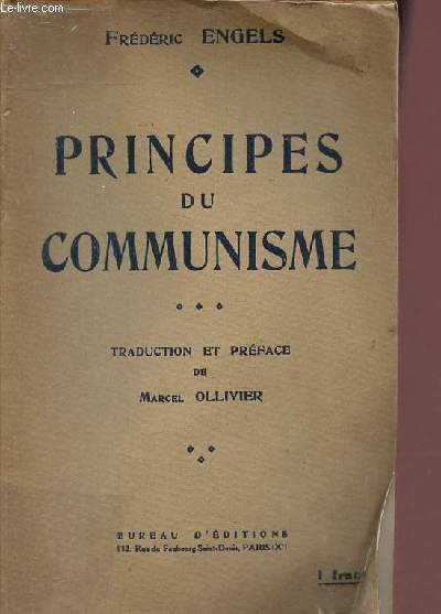 Principes du communisle.