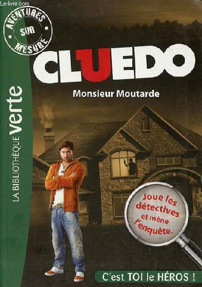 Cluedo Monsieur Moutarde - Collection la bibliothque verte.