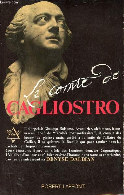 Le Comte de Cagliostro.