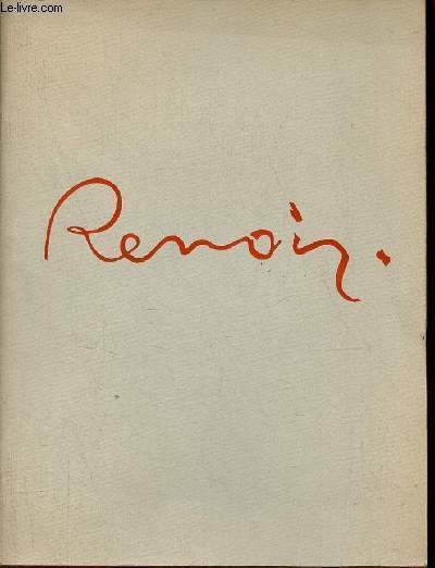 Catalogue d'exposition Hommage  Renoir - Galerie Durand Ruel du 30 mai au 15 octobre 1958 - Exposition organise au profit de la fondation Renoir sous la prsidence de M.Marcel Levque.