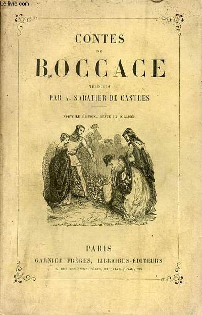 Contes de Boccace - Nouvelle dition, revue et corrige.