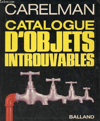 Catalogue d'objets introuvables.