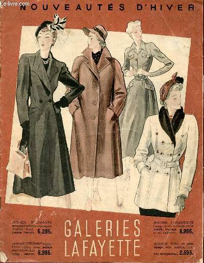 Catalogue Galeries Lafayette nouveauts d'hiver.