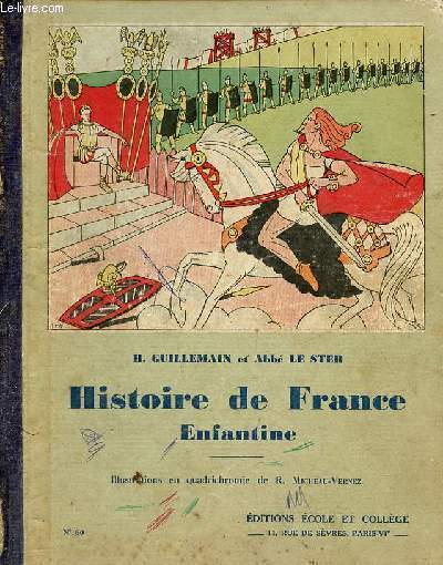 Histoire de France Enfantine - n60 - INCOMPLET MANQUE DES PAGES.