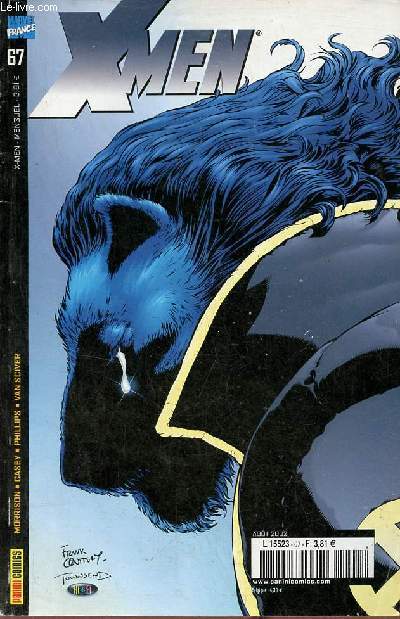 X-Men n67 aot 2002 - Compte  rebours - X-Men Poptopia (3) l'inconnu - X-Men Poptopia (4) le clash - X-Men salles des dangers - Cable compte  rebours (2) pril en la demeure - rayons x par Christian Grasse.