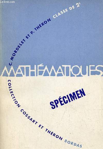 Collection de Mathmatiques classe de 2e - spcimen.
