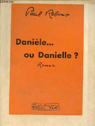 Danile ... ou Danielle ? roman-film.