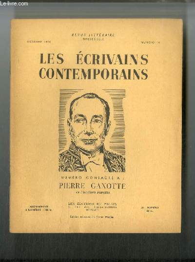 Les crivains contemporains n 14 - Pierre Gaxotte par Bernard de Vaulx, Le sicle de Louis XV, Frdric II, Histoire des franais