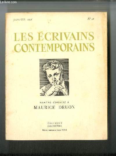 Les crivains contemporains n 21 - Maurice Druon par Jules Roy, Maurice Druon et son oeuvre, Les grandes familles