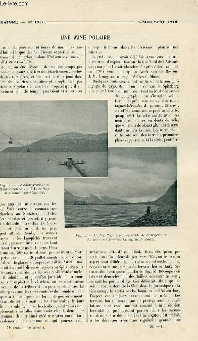 La nature n 1957 - Une mine polaire par Launay, Le dirigeable 