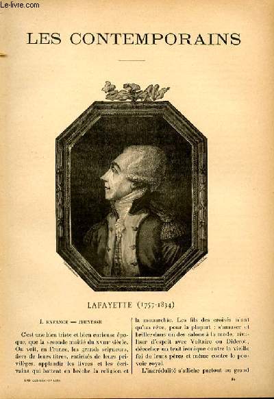 LAFAYETTE (1757-1834). LES CONTEMPORAINS N82