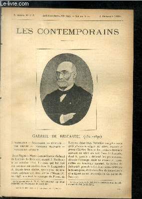 GABRIEL DE BELCASTEL (1821-1890). LES CONTEMPORAINS N112