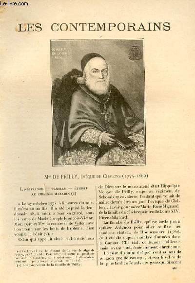 Mgr de Prilly, vque de Chalons (1775-1860). LES CONTEMPORAINS N265
