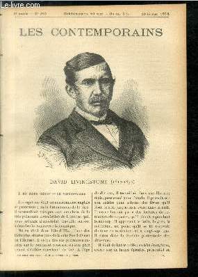 David Livingstone (1813-1873). LES CONTEMPORAINS N280