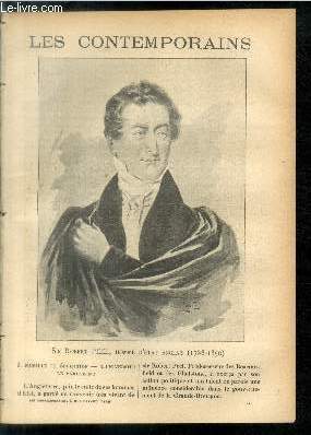 Sir Robert Peel, homme d'tat anglais (1788-1850). LES CONTEMPORAINS N 419
