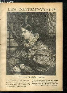 La duchesse de Berry (1798-1870). LES CONTEMPORAINS N 464