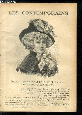 Terezia Cabarrus, Marquise de Fontenay, Mme Tallien, Princesse de Caraman-Chimay (1773-1835). LES CONTEMPORAINS N 489