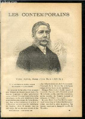 Victor Jacobs, homme d'tat belge (1838-1891). LES CONTEMPORAINS N 566