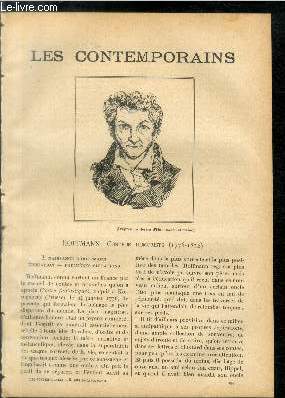 Hoffmann, conteur humoriste (1776-1822). LES CONTEMPORAINS N 570