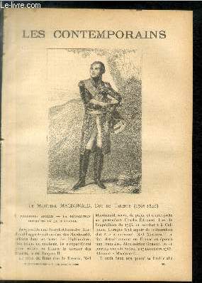 Le marchal Macdonald, duc de Tarente (1765-1840). LES CONTEMPORAINS N 583