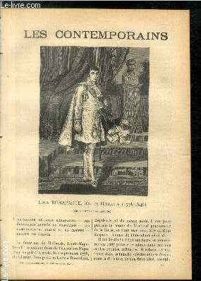 Louis Bonaparte, roi de Hollande (1778-1846). LES CONTEMPORAINS N 592
