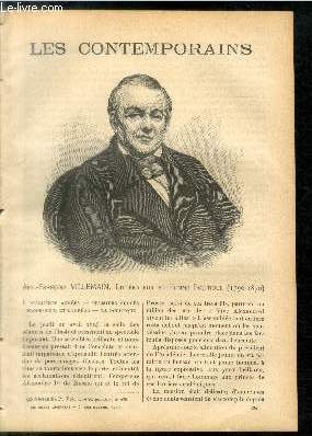 Abel-Franois Villemain, littrateur et homme politique (1790-1870). LES CONTEMPORAINS N 639