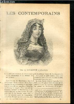 Mme de Lavalette (1780-1855). LES CONTEMPORAINS N 656