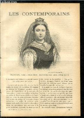 Victoria, reine d'Angleterre, impratrice des Indes (1819-1901). LES CONTEMPORAINS N 676