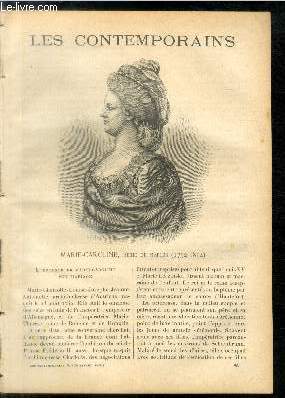Marie-Caroline, reine de Naples (1752-1814). LES CONTEMPORAINS N 682