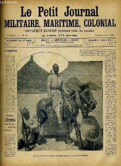 L'Erythre et les troupes coloniales italiennes.