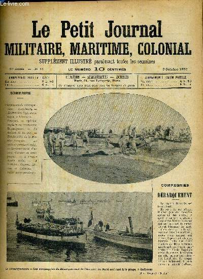 Compagnies de dbarquement / Louisbourg / la dernire ligne d'une page d'histoire / Paimpol / opinion anglaise sur le croiseur 