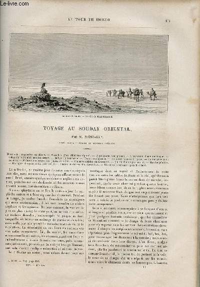 Le tour du monde - nouveau journal des voyages - livraison n350 et 351 - Voyage au Soudan oriental par Trmeaux (1848-1860).