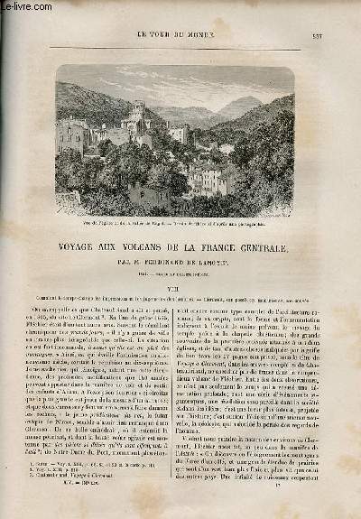Le tour du monde - nouveau journal des voyages - livraison n356,357 et 358 - Voyage aux volcans de la France Centrale par Ferdinand de Lanoye (1864).