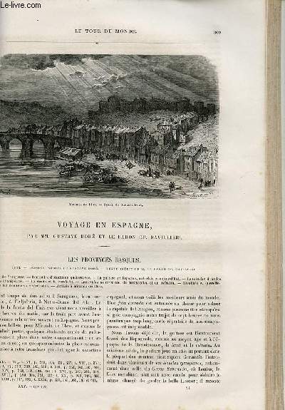 Le tour du monde - nouveau journal des voyages - livraison n649 et 650 - Voyage en Espagne par Gustave Dor et le baron Ch. Davillier - Les Provinces Basques (1862).