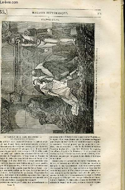 LE MAGASIN PITTORESQUE - Livraison n035 - Jeanne Gray - le tableau de Paul Delaroche - ses principaux ouvrages.