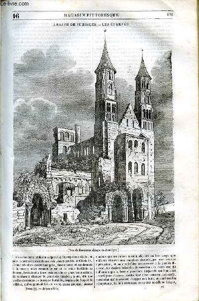 LE MAGASIN PITTORESQUE - Livraison n016 - Abbaye de Jumiges - Les nervs.