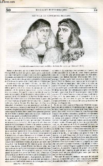 LE MAGASIN PITTORESQUE - Livraison n030 - Gentile et Giovanni Bellini.