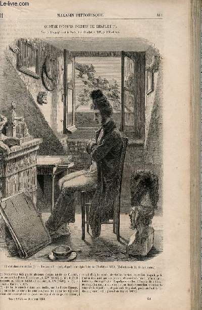 LE MAGASIN PITTORESQUE - Livraison n041 - Quatres dessins indits de Charlet.