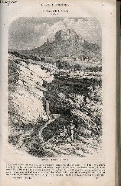 LE MAGASIN PITTORESQUE - Livraison n013 - La montagne du vlan (Drme).