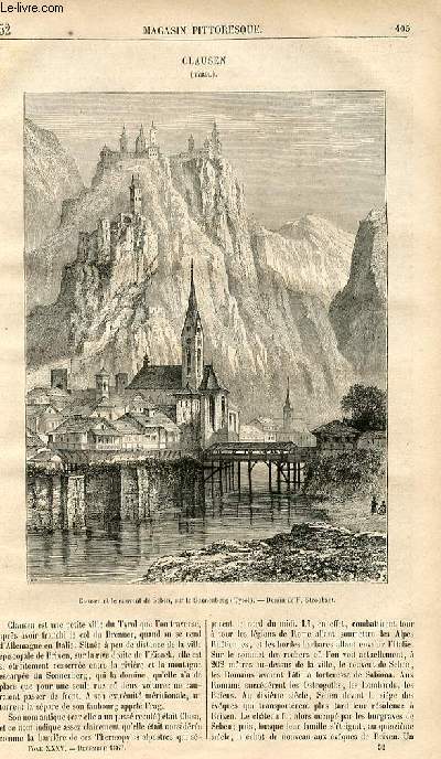 LE MAGASIN PITTORESQUE - Livraison n052 - Clausen (Tyrol).